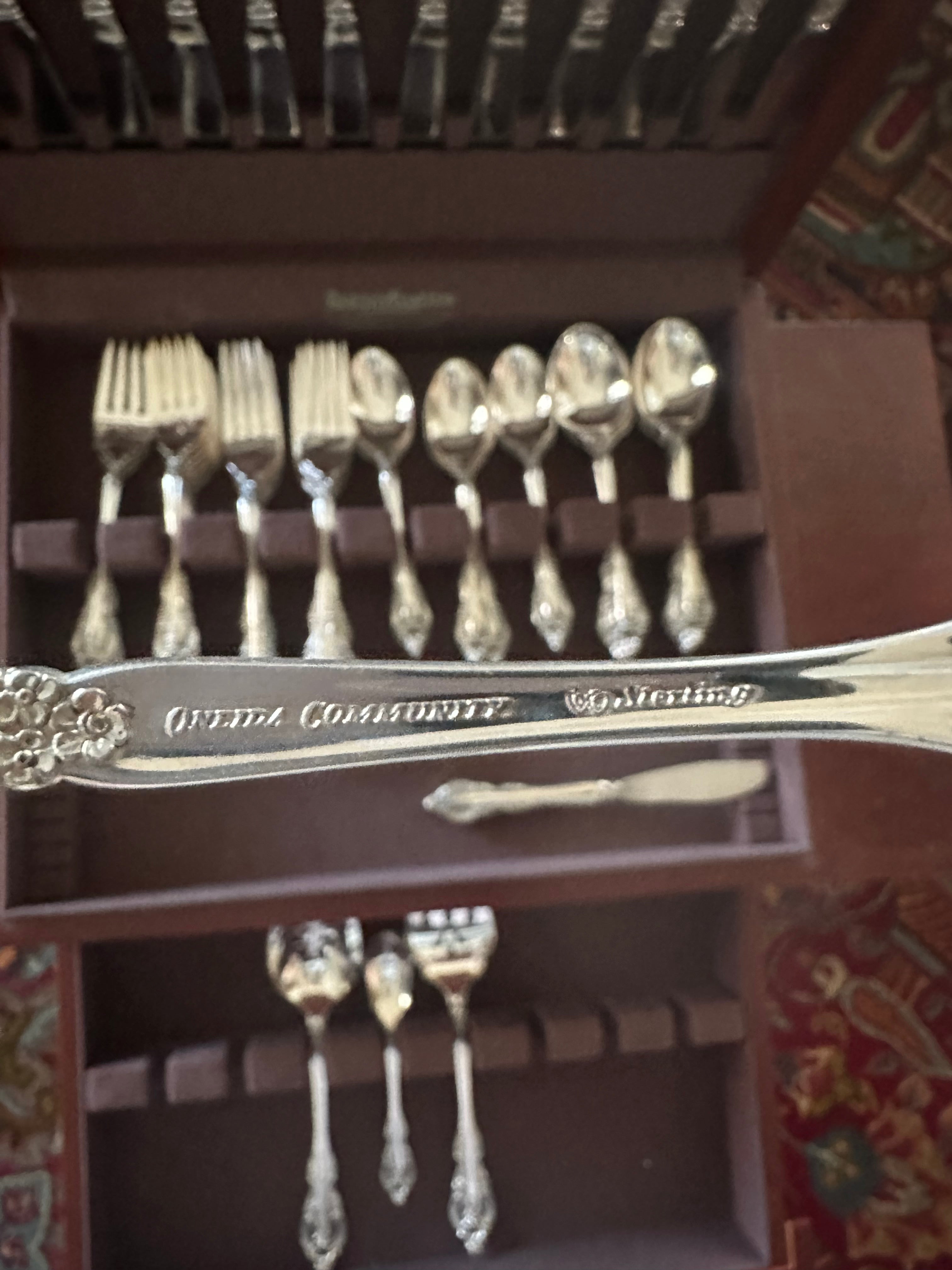 Sterling Silver Flatware - Oneida Mediterranea